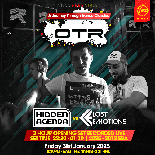 Hiddenagenda vs Lost Emotions LIVE @ OTR 'Journey Through Trance' Classics 2025 - (ERA: 2025-2012)