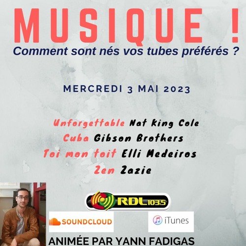 MUSIQUE ! 166 - 03 05 23 - "Zen" (Zazie) / "Toi mon toit" (Elli Medeiros) / "Cuba" (Gibson Brothers)