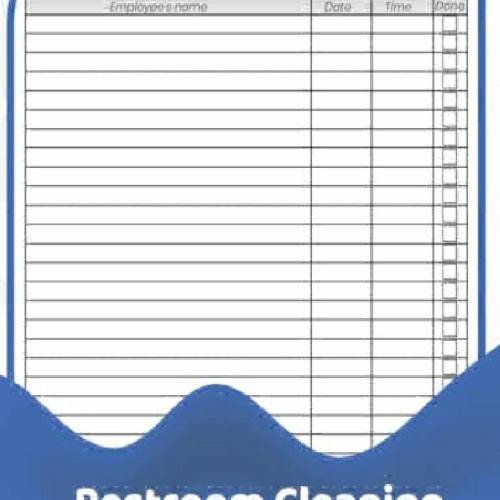 Stream PDF Restroom Cleaning Sign Off Sheet Bathroom Cleanup Schedule