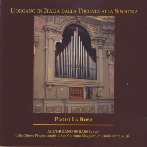 Toccata in La magg. Scarlatti. CD L'Organo in Italia dalla Toccata alla Sinfonia
