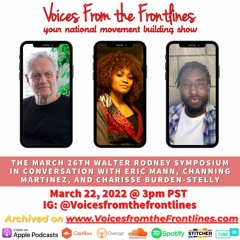 Voices Radio: promoting The Walter Rodney Symposium March 26th 2022
