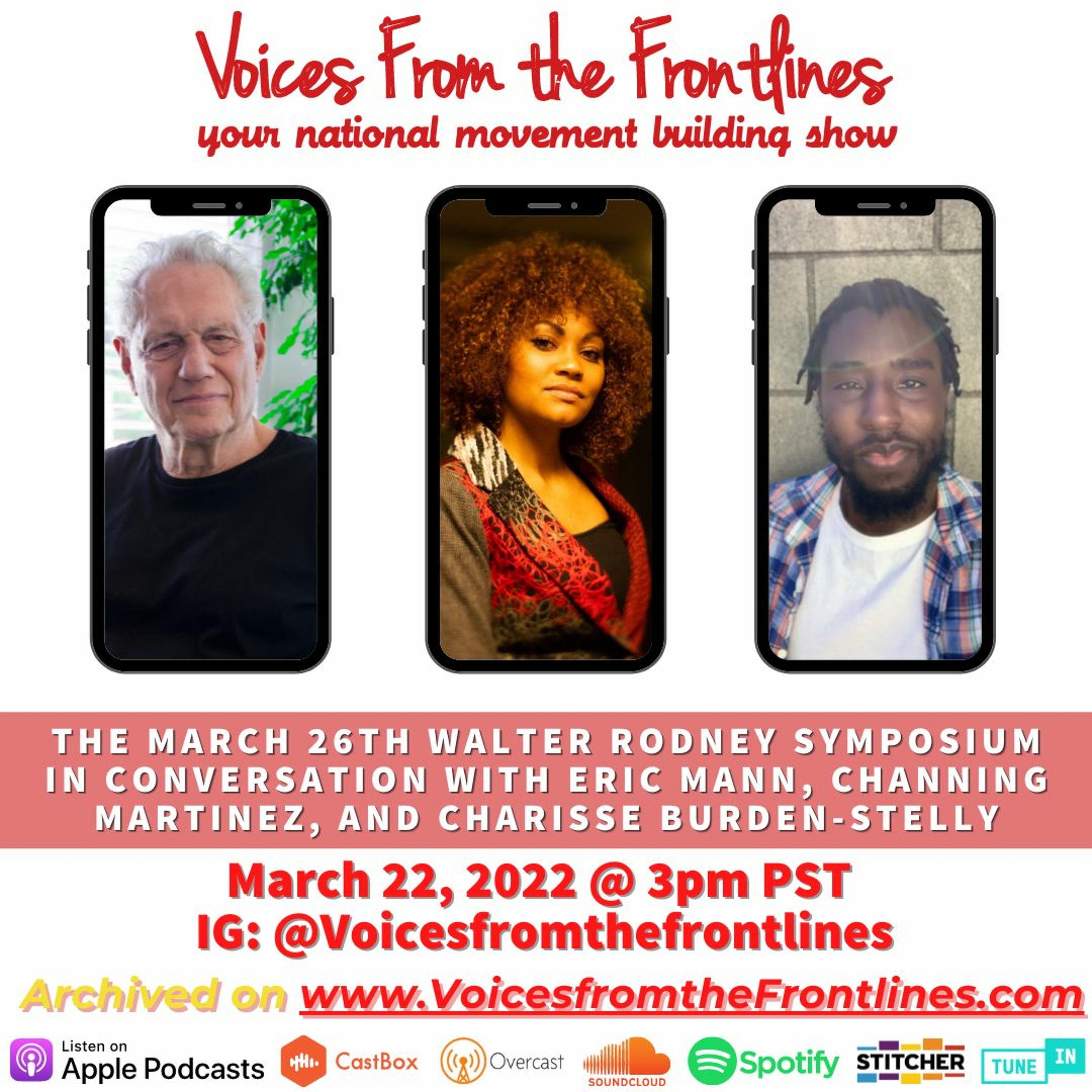 Voices Radio: promoting The Walter Rodney Symposium March 26th 2022