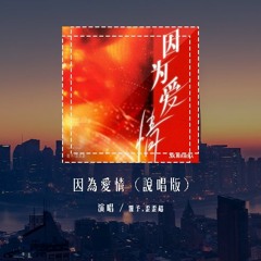 覆予,歪歪超 - 因为爱情 (说唱版)(原唱：陈奕迅&王菲)「因为爱情会提醒 爱你是使命，还有好多答应要和你未完成的约定」(4k Video)【動態歌詞/pīn yīn gē cí】#覆予 #歪歪超