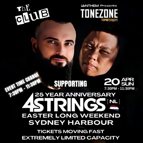 TONEZONE SET LIVE REC. 20/04/25 (4 Strings Anniversary Tour)