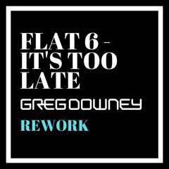 Flat 6 - It's Too Late (Greg Downey Rework)  FREE DOWNLOAD