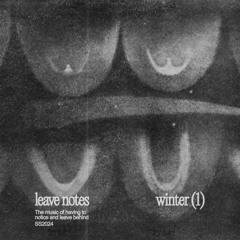 Leave notes [magic winter] SS2024