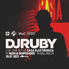 DJ Ruby Live at Casa Electronica, Ta Qali Malta 28.07.23