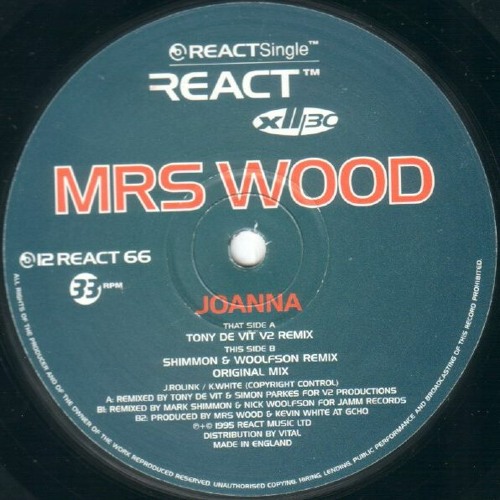 Mrs Wood - Joanna (Tony De Vit V2 Remix)