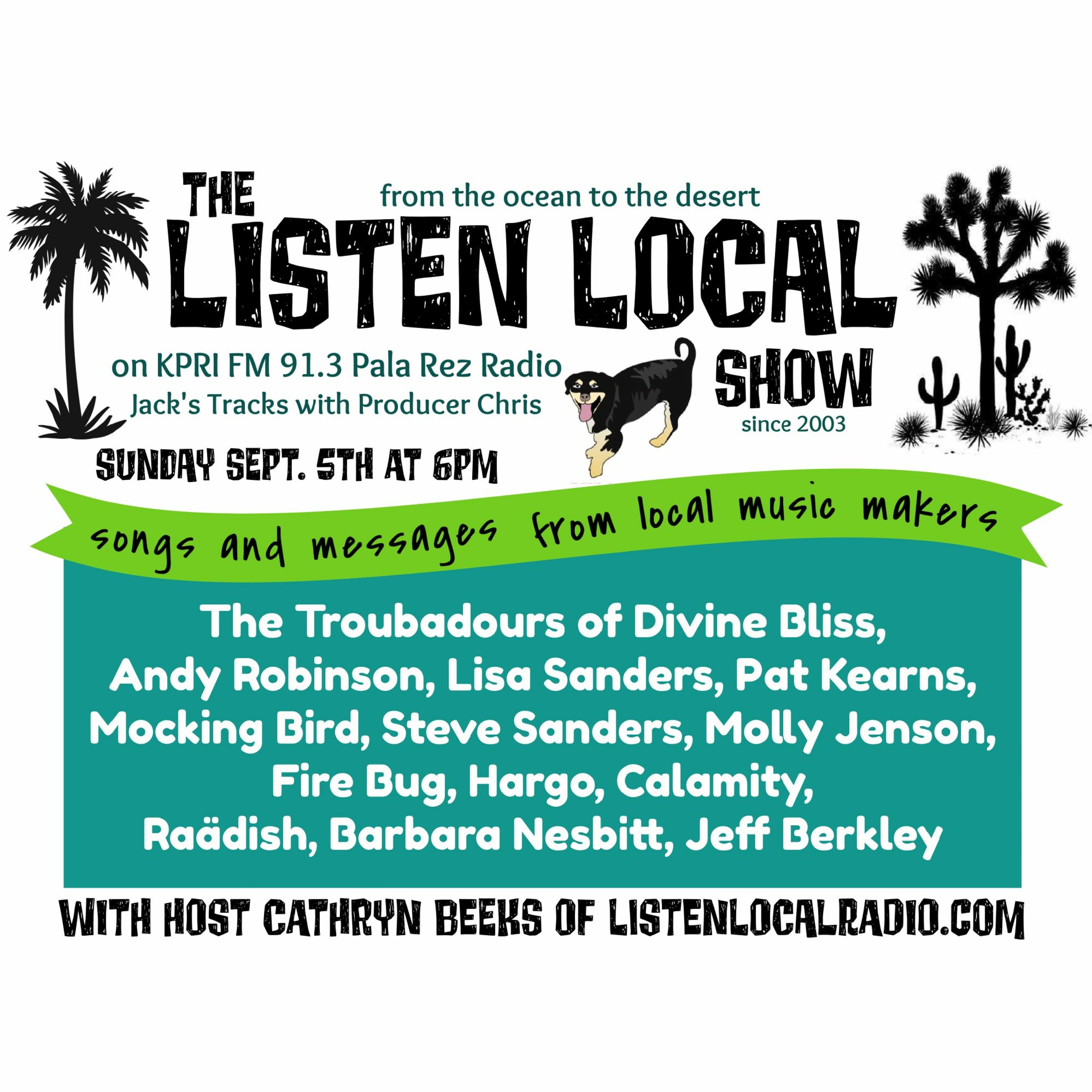 As heard on 91.3FM Pala Rez Radio on 9/5/21 episode artwork