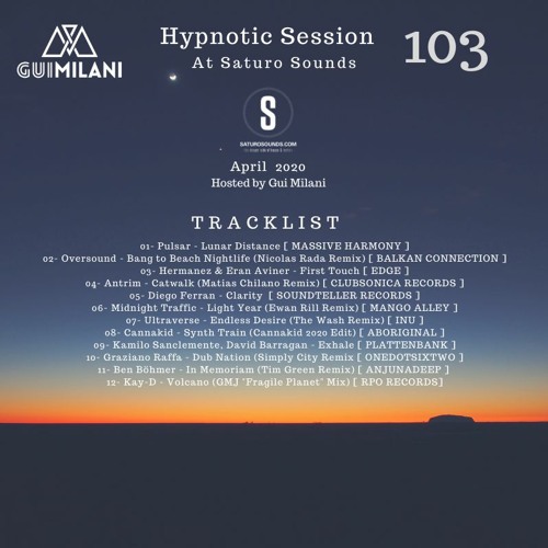 [SET] Gui Milani - Hypnotic Session 103 (April 2020 Edition)