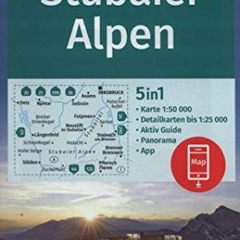 KOMPASS Wanderkarte Stubaier Alpen: 5in1 Wanderkarte 1:50000 mit Panorama. Aktiv Guide und Detailk