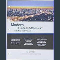 {DOWNLOAD} 📚 Bundle: Modern Business Statistics with Microsoft Excel, Loose-leaf Version, 7th + Mi