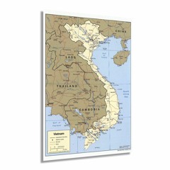 EBOOK (READ) HISTORIX 2001 Map of Vietnam - 24x36 Inch Vietnam Map Poster - Viet