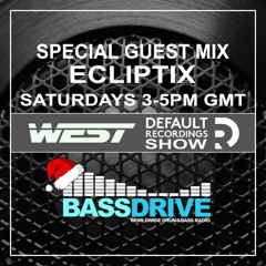 West - Default Recordings Show, special guest mix from Ecliptix - Bassdrive - 20-12-25