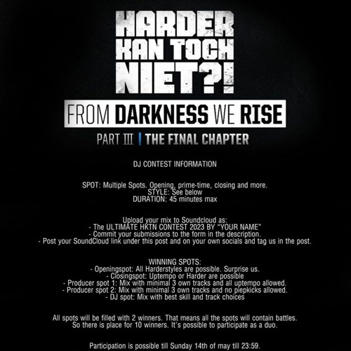 The Ultimate HKTN Contest 2023 BY Hardcompany