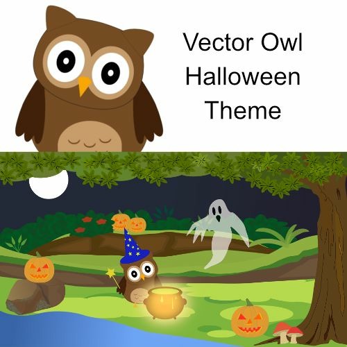 Vector Owl - Halloween Short