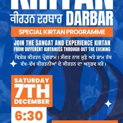 Bhai Abinash Singh Ji - AKJ Hounslow Kirtan Darbar December 2024