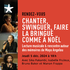 Rencontre autour des mémoires de Maya Angelou le 5 déc. 2024