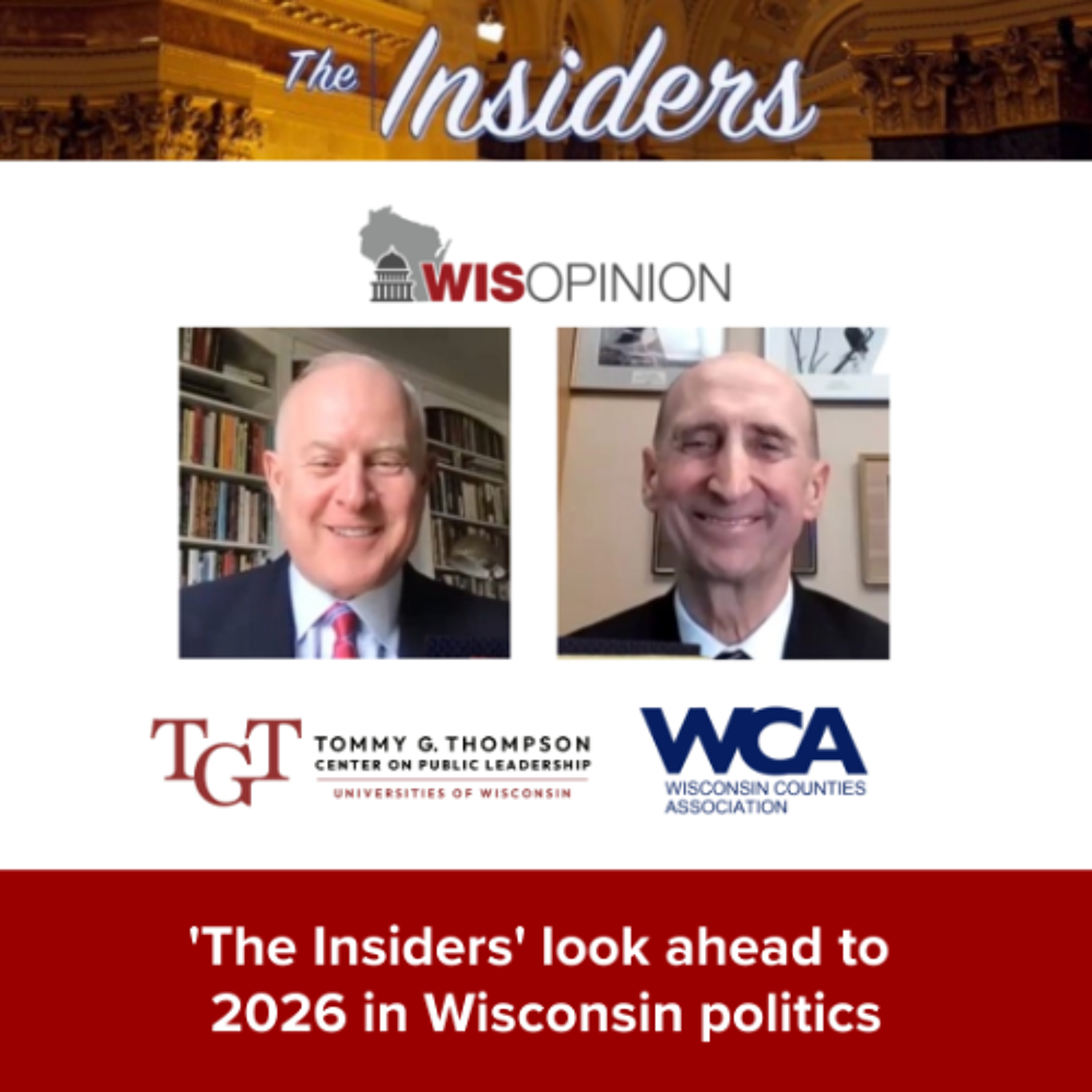 WisOpinion: 'The Insiders' look ahead to 2026 in Wisconsin politics episode artwork