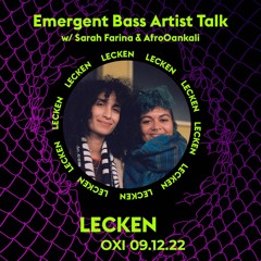 Emergent Bass Artist Talk