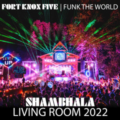 The Living Room set at Shambhala 2022