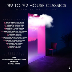 '89 To '92 Classic House Mix