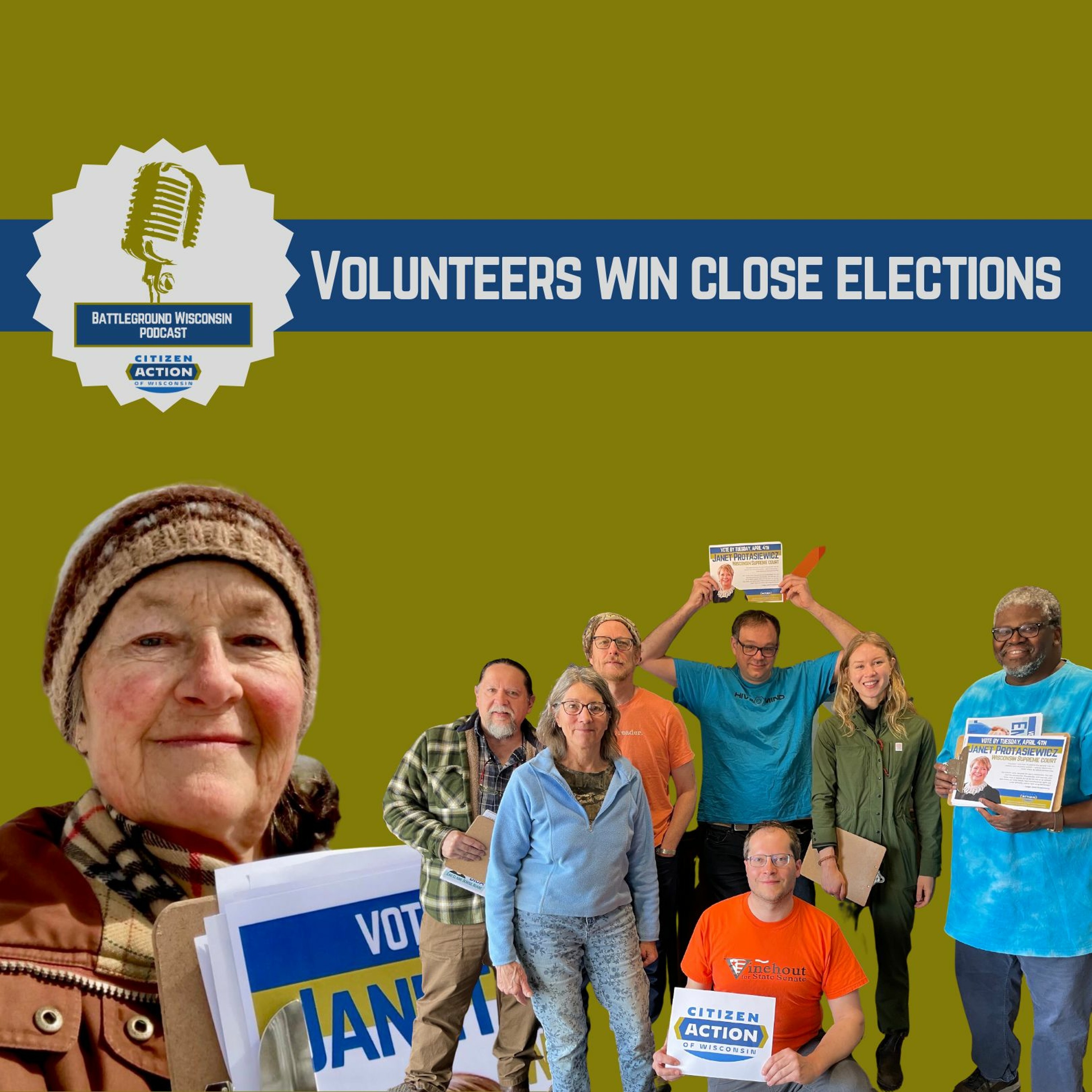 Volunteers win close elections