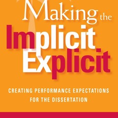 Audiobook Making The Implicit Explicit Creating Performance Expectations For