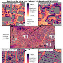 KIT nutzt KI für präzise Vorhersagen zu nächtlichem Hitzestress in Freiburg