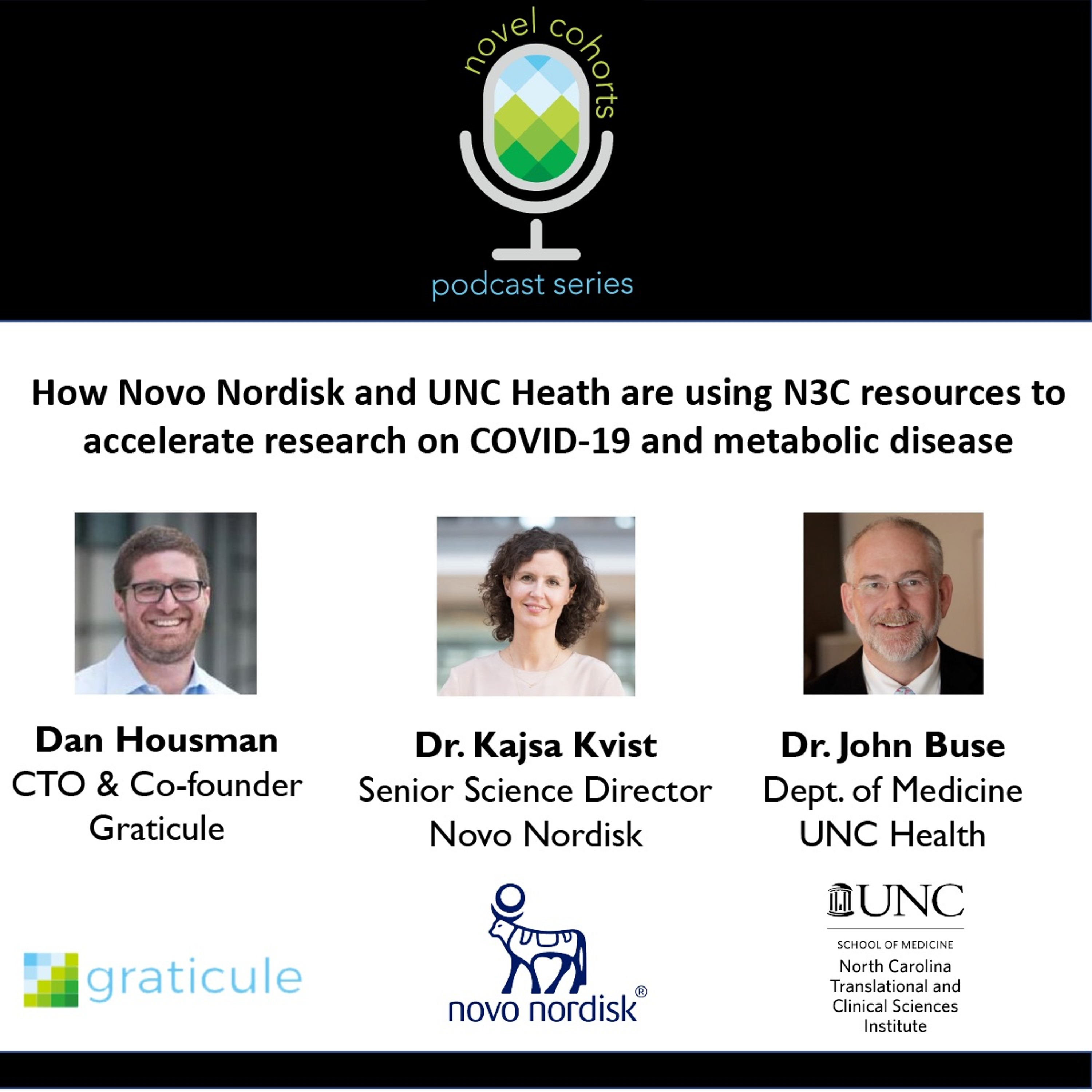 How Novo Nordisk and UNC Health are using N3C resources to accelerate research on COVID-19 episode artwork