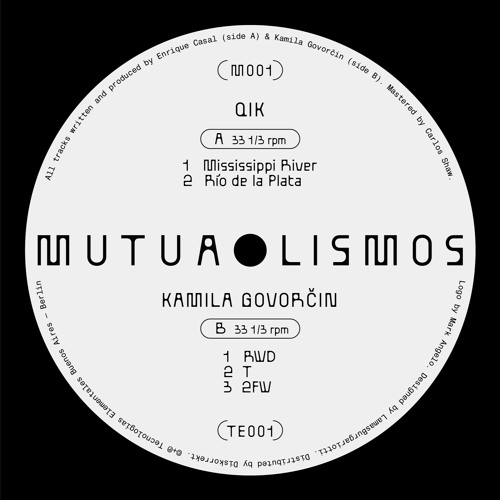 [TE001] Qik / Kamila Govorčin - Mutualismos 01  EP