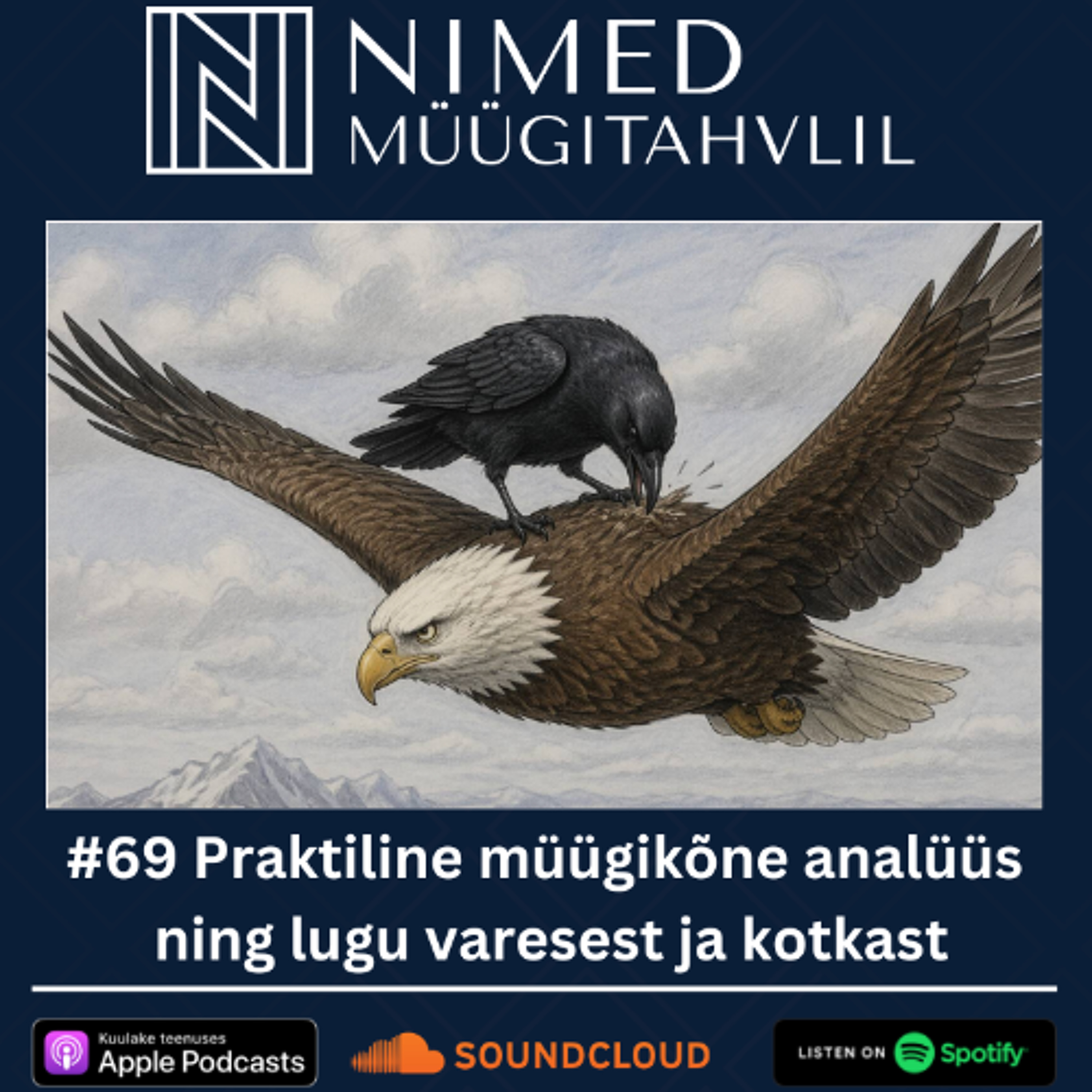 Nimed müügitahvlil #69: Praktiline müügikõne analüüs ning lugu varesest ja kotkast