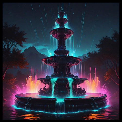 Fluorescent Fountain