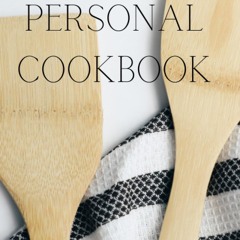 (⚡READ⚡) Personal Recipe Book - Note Down Your Very Own 100 Recipes - Black Reci