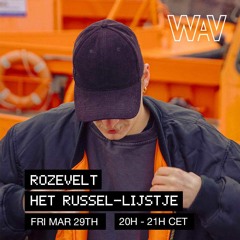 Rozevelt presents Het Russell-lijstje at WAV | 29-03-24