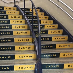 Math Facts Stair Treads For Kids