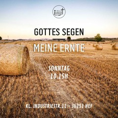 2022 09 25 GOTTES SEGEN_MEINE ERNTE - Cynthia Sieber