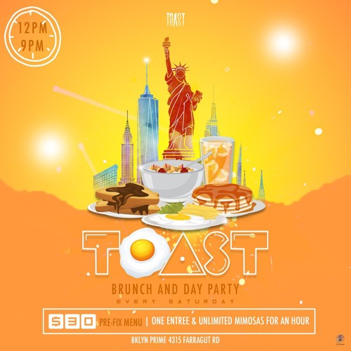 Toast Saturdays (early Warm) Mixed by Dj Tj