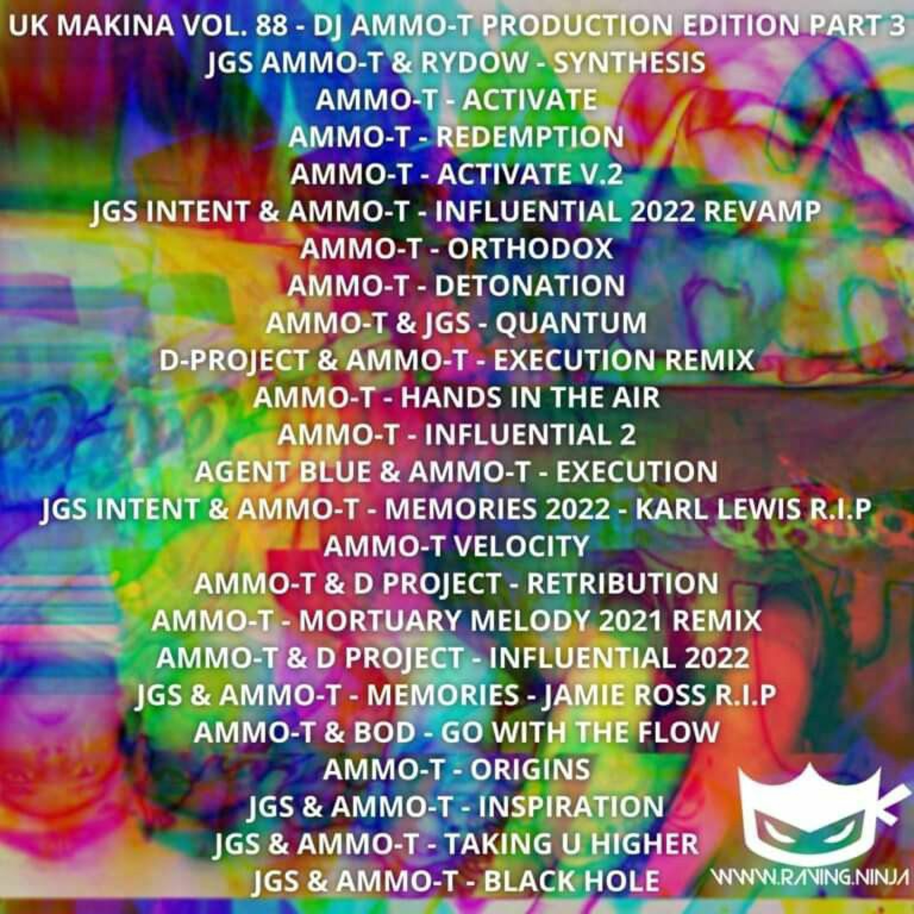 UK MAKINA VOLUME 88 - AMMO - T PRODUCTION MIX PART 3 - (WWW.RAVING.NINJA) episode artwork