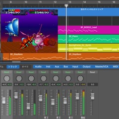 namco Burning Force BOSSII Test#1