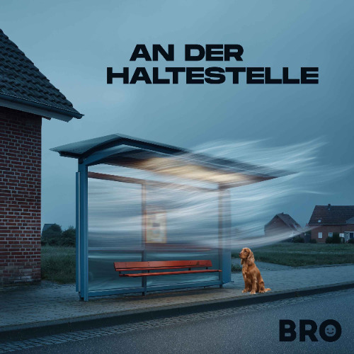 An der Haltestelle
