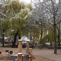 snow in the park