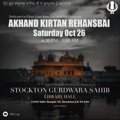 Bhai Amolak Singh Jee (CA) Akhand Keertan Rehansbai Smagam October 2024