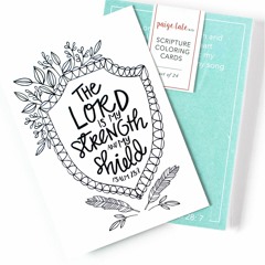 ❤[READ]❤ Scripture Coloring Cards: Color, Share, and Inspire