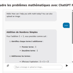Résoudre les problèmes mathématiques avec ChatGPT Français