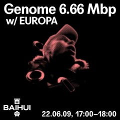 Genome 6.66 Mbp w/ Europa on Baihui Radio