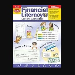 ebook [read pdf] ✨ Evan-Moor Financial Literacy Lessons and Activities, Grade 3, Homeschool and Cl