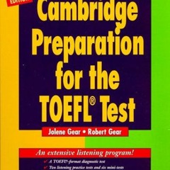 [VIEW] EPUB KINDLE PDF EBOOK Cambridge Preparation for the TOEFL Test, 3rd ed., Audio-CD zum Course