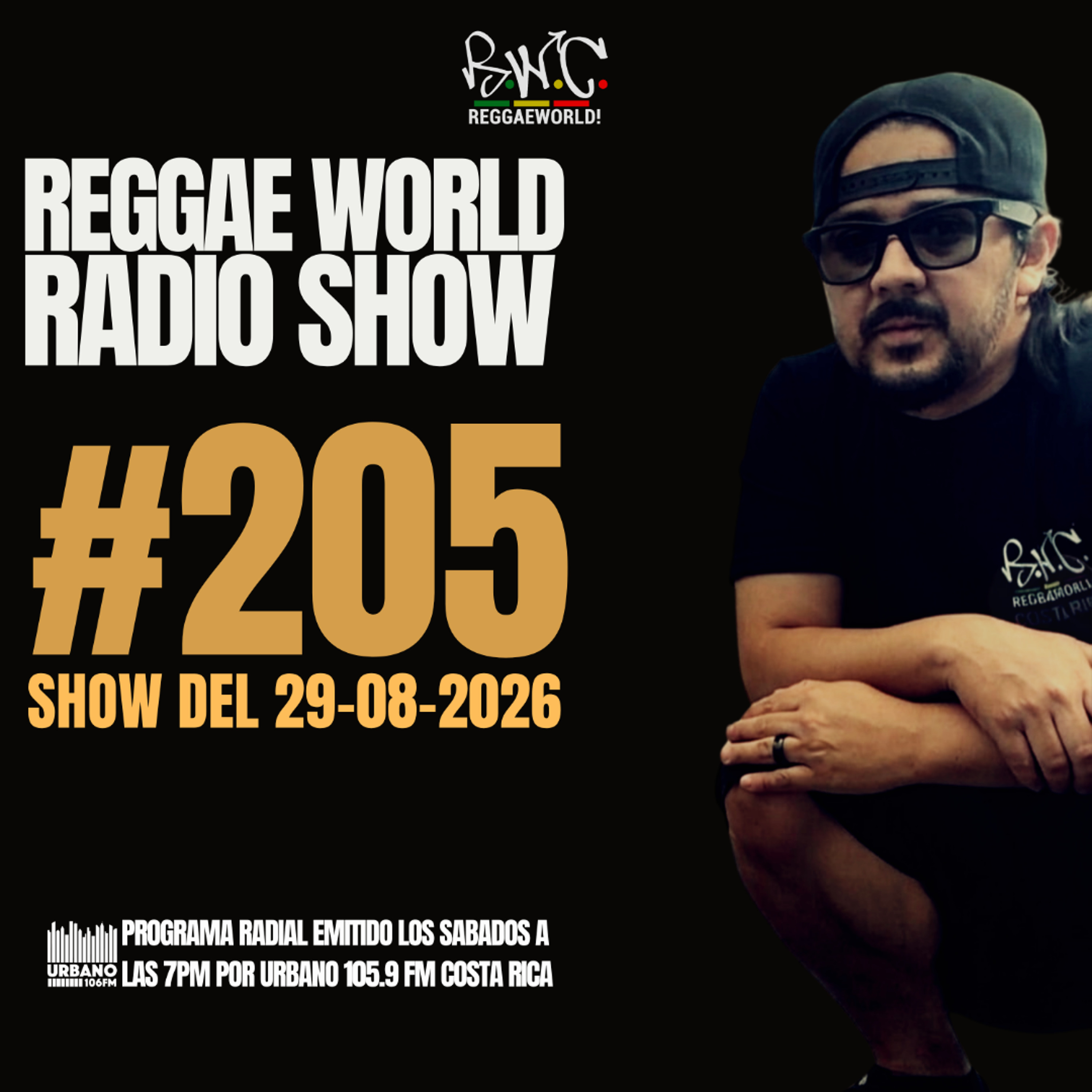 ReggaeWorld Radio Show #205 (Belly) By Pop (29-08-26) @ Urbano 105.9 FM
