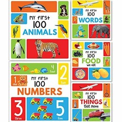 ✔️ Read My First 100 Box Set- A Pack of Five Picture Books for Children (Animals, Words, Numbers